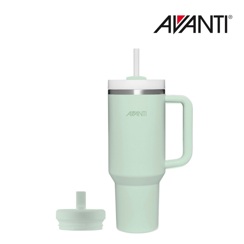 Ronis HydroQuench Avanti Insulated Bottle 1L Soft Mint with 2 Lids