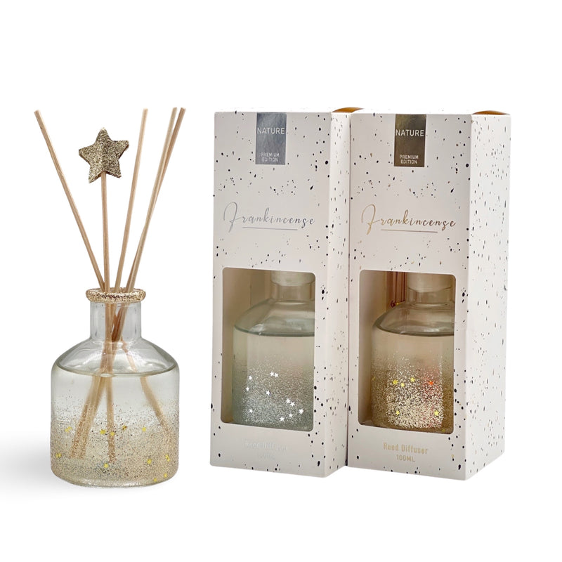 Glitter splash diffuser, 100 ml, 6.8 x 9.8 cm high