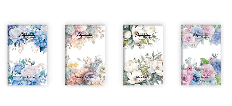 Aromatic bouquet scented sachet pack of two, 20 g, assorted display