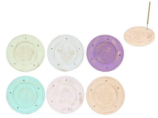 Round incense holder ash catcher