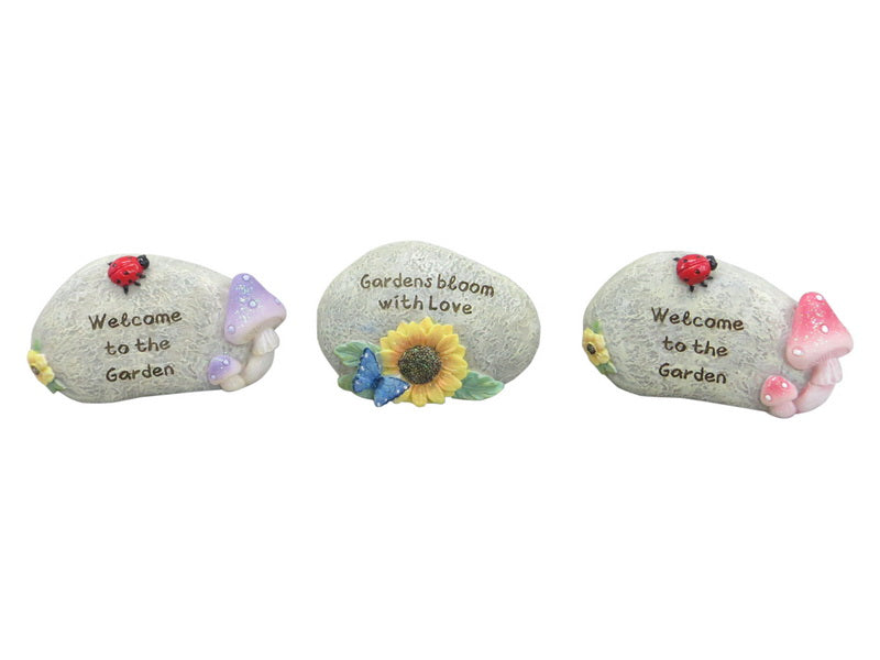 Garden Rock 3 Assorted 6cm