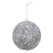 Ronis Icy Tinsel Bauble Assorted