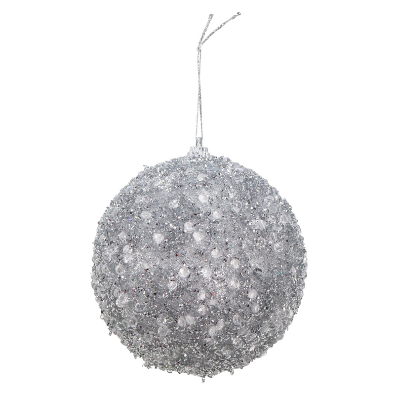 Ronis Icy Tinsel Bauble Assorted