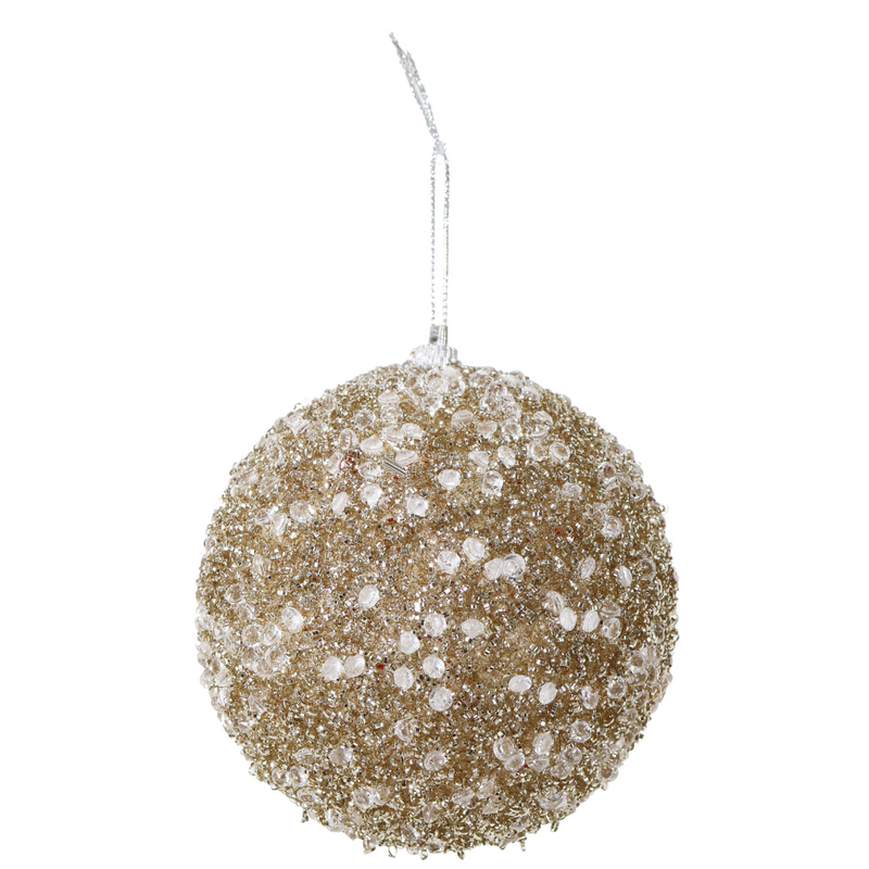 Ronis Icy Tinsel Bauble Assorted