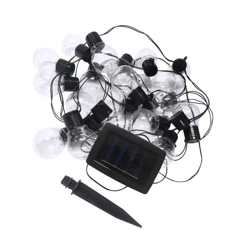 Ronis Illuminex Solar Festoon Cool White Lights 20pk