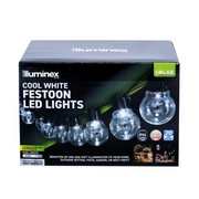 Ronis Illuminex Solar Festoon Cool White Lights 20pk