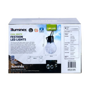 Ronis Illuminex Solar Festoon Cool White Lights 20pk