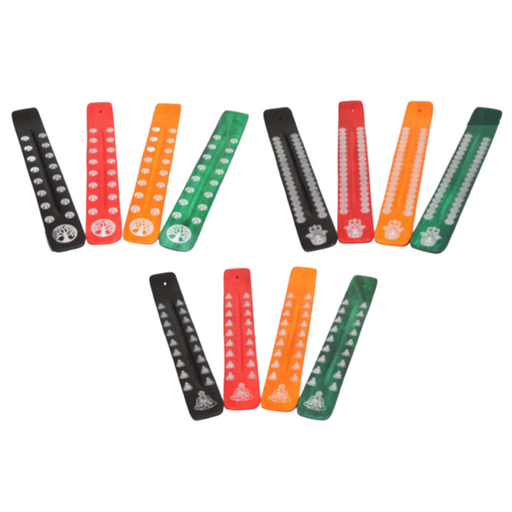 Ronis Incense Holder Colourful Buddha Assorted