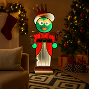 72cm Infinity Oscar Nutcracker Figurine with traditional soldier design and vibrant festive colors, ideal for Christmas home decoration.