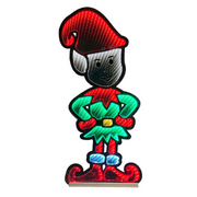 Infinity Standing Elf 4 – 80cm tall holiday figure with glowing LED mirror light effect