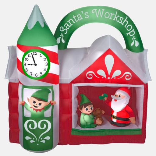 Ronis Inflatable Santa Workshop 150cm Indoor/Outdoor Low Voltage