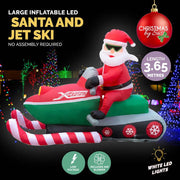 Ronis Inflatable Santa and Jet Ski 365cm Indoor/Outdoor Low Voltage – thumbnail