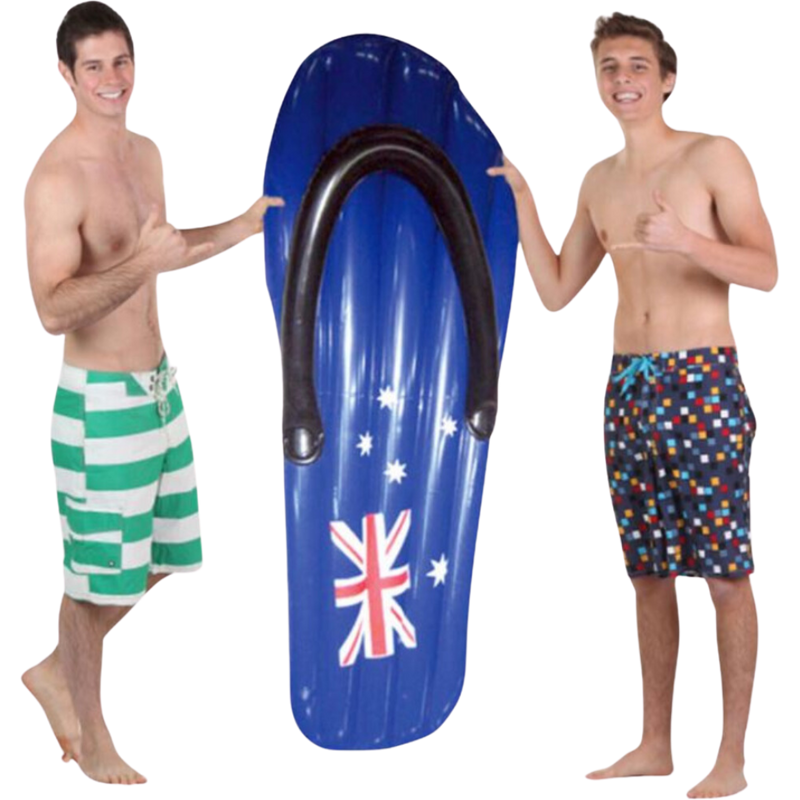 Inflatable Thong Australiana Design 165x65cm