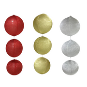 Ronis Inflatable Tinsel Ball 50cm Assorted