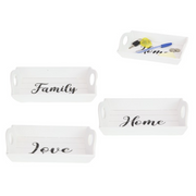 Ronis Inspirational White MDF Decor Tray 23x15cm Assorted – thumbnail