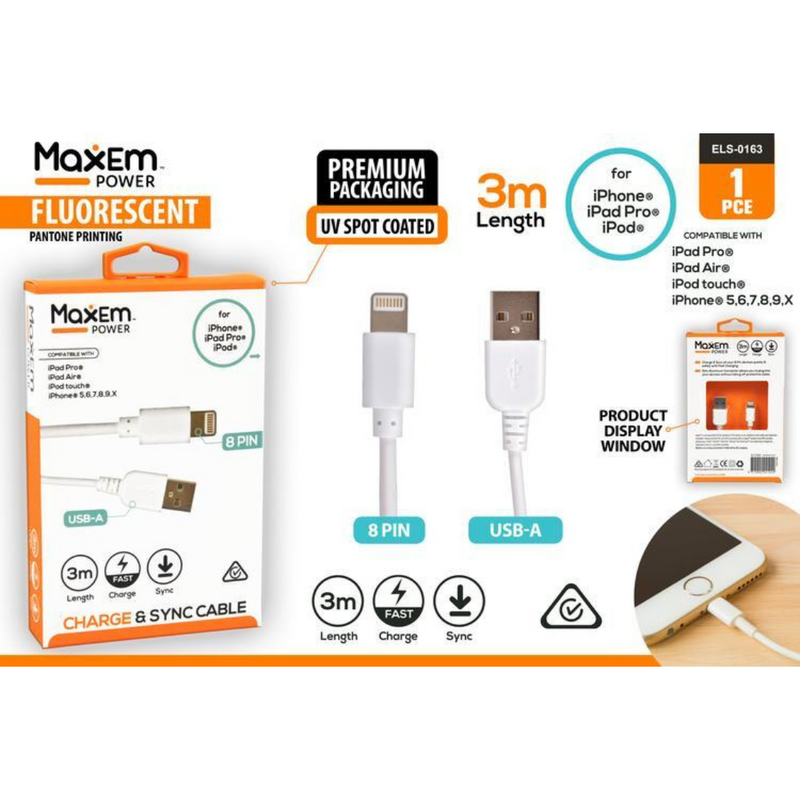 Ronis Iphone Lightning Cable 3m