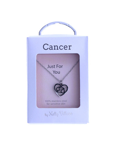 Cancer zodiac crab pendant necklace