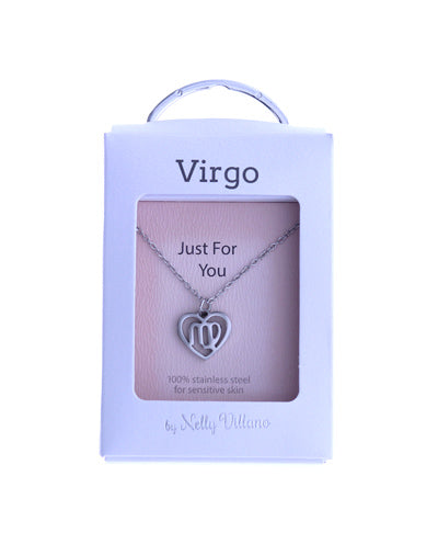 Virgo zodiac maiden pendant necklace