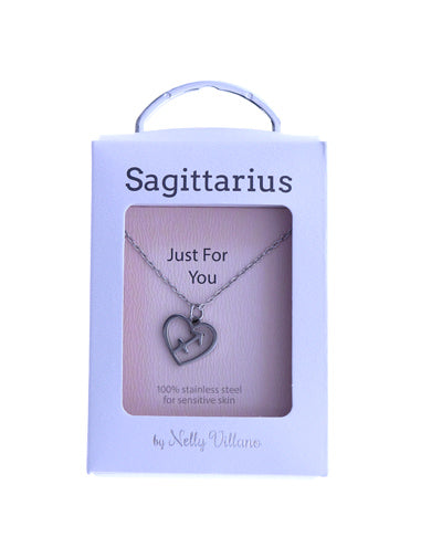 Sagittarius zodiac archer pendant necklace