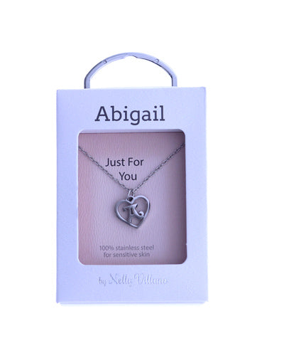 Abigail pendant necklace, dainty and luminous