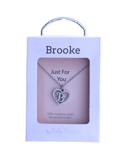 Brooke pendant necklace with polished shine