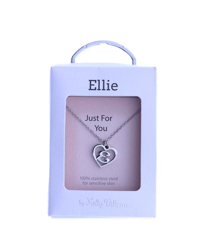 Ellie pendant necklace with polished dainty design