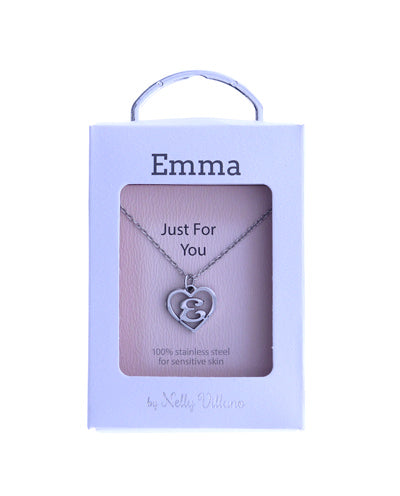 Emma pendant necklace with polished shine