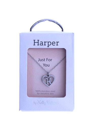 Harper pendant necklace with polished shine