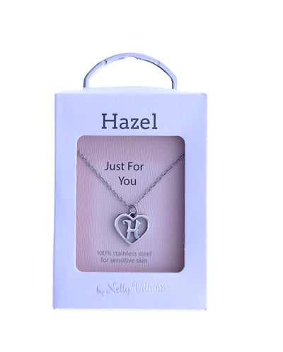 Hazel pendant necklace with luminous polished finish