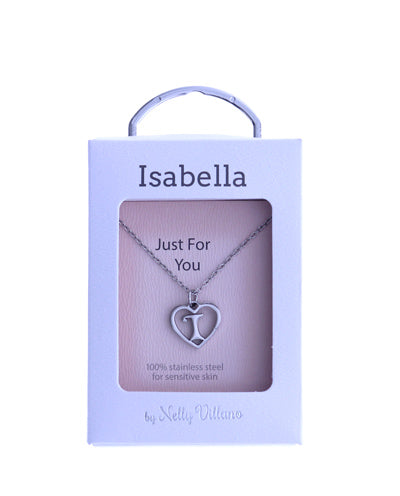 Isabella pendant necklace with adjustable chain