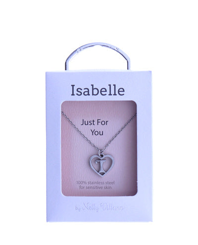 Isabelle pendant necklace with luminous finish