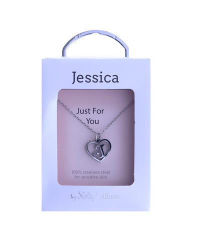 Polished Jessica pendant necklace for layering
