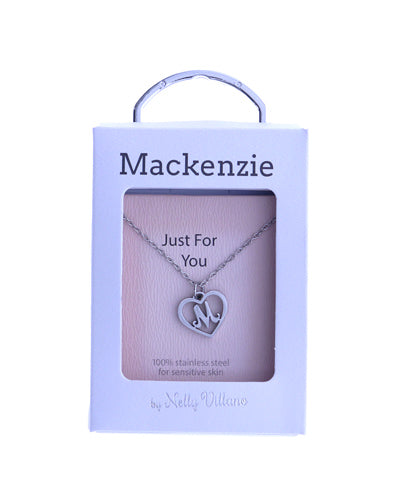 Mackenzie pendant necklace with polished finish