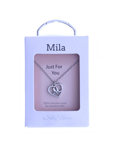 Mila pendant necklace, dainty and polished