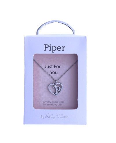 Piper pendant necklace with minimalist silhouette