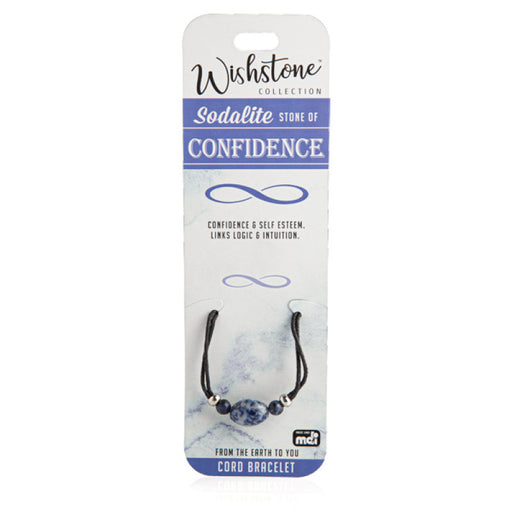 Sodalite bracelet on adjustable cord