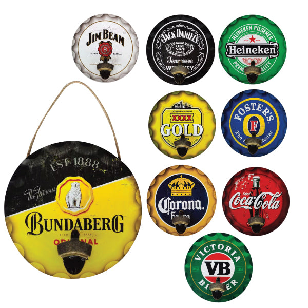 Alcohol Bottle Caps Bottle Opener Assorted
