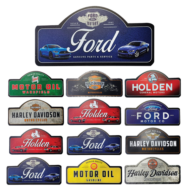 Man Shed Signs 17x36.5cm Assorted Design