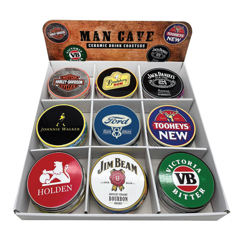 Man Shed Ceramic Coasters 10.8x10.8cm