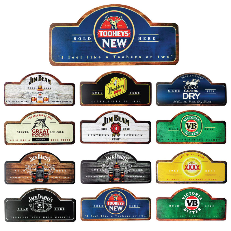 Man Shed Signs Assorted Designs 17x36.5cm