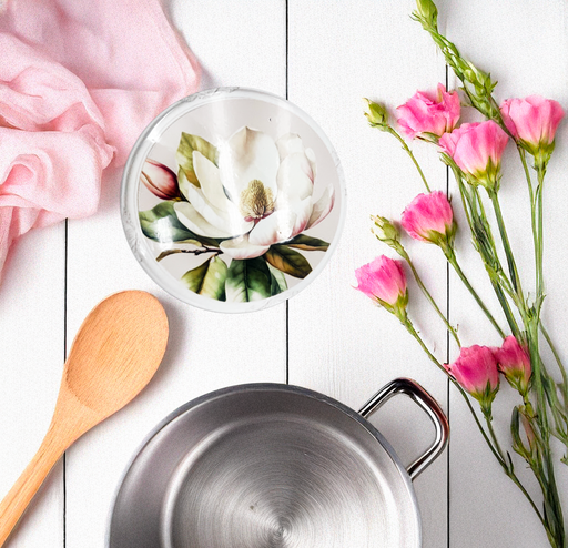 Magnolia Ceramic Pot Holders in gift box 18x18cm