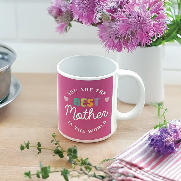 Ceramic BEST MUM EVER Mugs inside a gift box