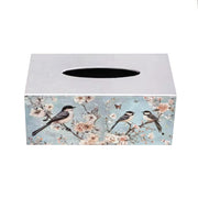 Tissue box covers featuring classic Chinoiserie bird and floral patterns. – thumbnail