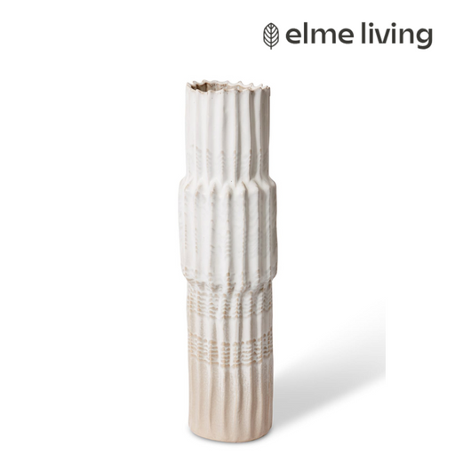 Ronis Jager Vase White Wash 18x18x60cm