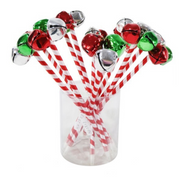 Ronis Jingle Bells Candy Striped Pen Assorted