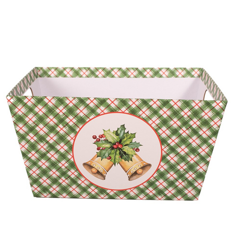 Ronis Jingle Bells Christmas Hamper Box 27.5x21.5x15cm