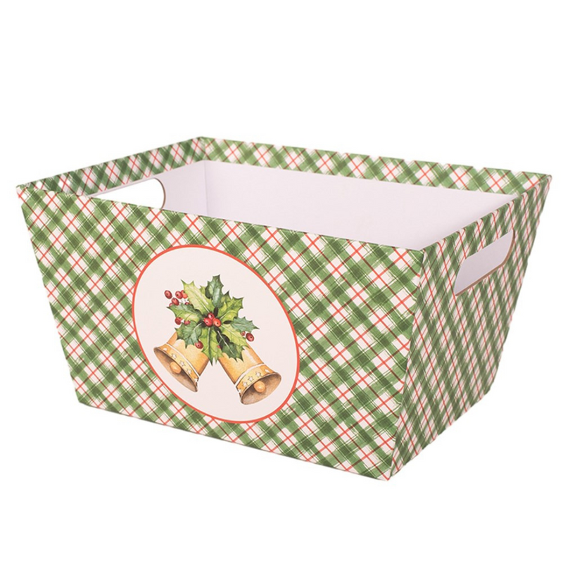 Ronis Jingle Bells Christmas Hamper Box 27.5x21.5x15cm