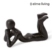 Ronis Judd Sculpture Black 20x8x11cm – thumbnail