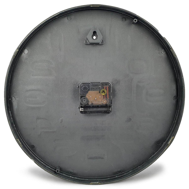 Ronis Julian Waffle Pattern Wall Clock 30x30x4cm Brown