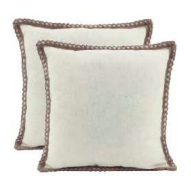 Ronis Jute/Linen Cushion 50x50cm Beige
